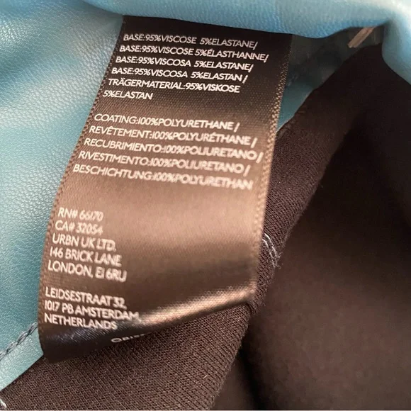 Anthropologie Maeve Colette Faux Leather Crop Wide-Leg Pants - Picture 9 of 10